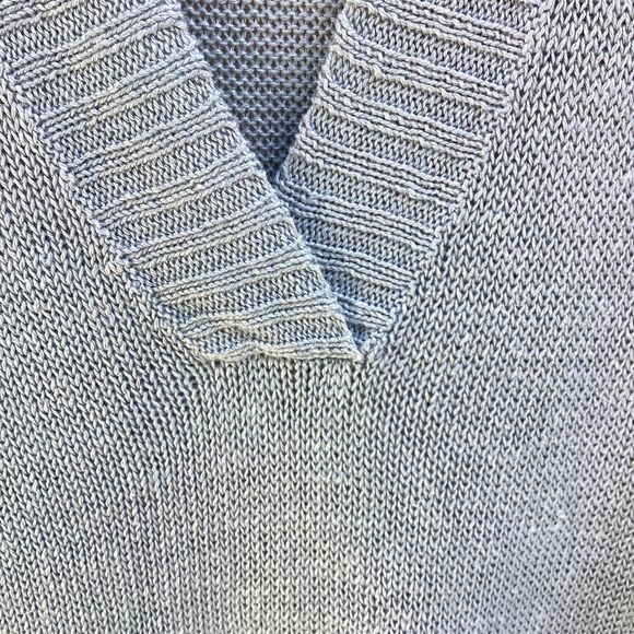 Eileen Fisher cap sleeved oversized knit top sz S - Picture 3 of 4